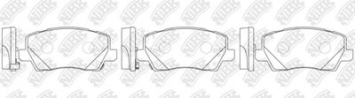 Колодки тормозные дисковые NIBK PN0767