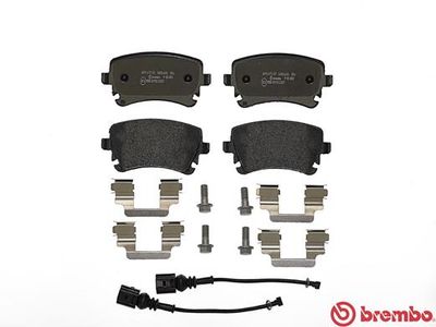 Колодки тормозные дисковые задние BREMBO P85083