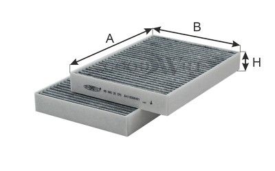 Фильтр салона угольный GOODWILL AG6652KCFC