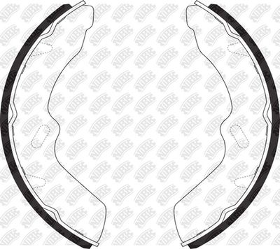 Колодки тормозные задние барабанные SANGSIN SA011