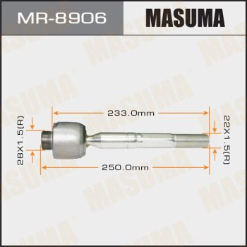 Тяга рулевая без наконечника Masuma MR8906