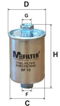 Фильтр топливный M-Filter BF10