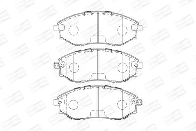 Колодки тормозные дисковые PMC PKC018