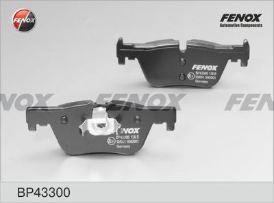 Колодки тормозные задние FENOX BP43300