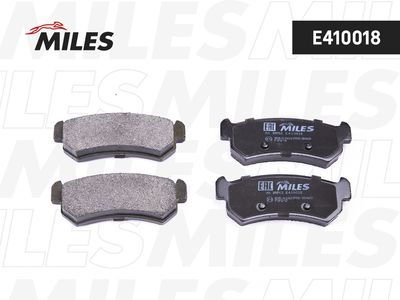 Колодки тормозные задние Miles E410018
