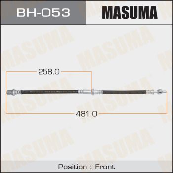 Шланг тормозной передний Masuma BH053