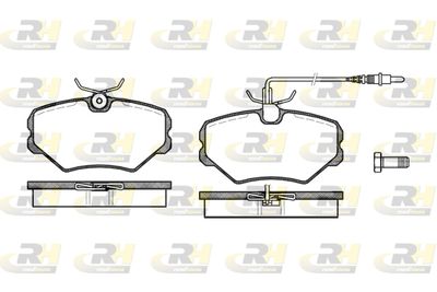 Колодки тормозные дисковые ROADHOUSE 250002
