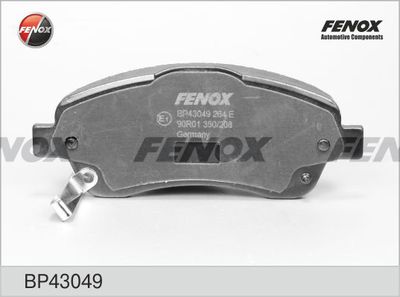 Колодки тормозные передние FENOX BP43049