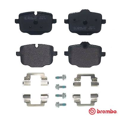 Колодки тормозные дисковые задние BREMBO P06101