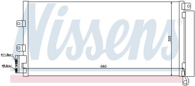 Радиатор кондиционера NISSENS 940023