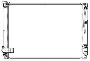 Радиатор охлаждения LUZAR LRC1938