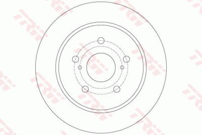 Диск тормозной TRW DF6173