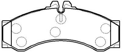 Колодки тормозные дисковые HSB HP9547