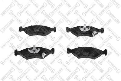 Колодки дисковые передние с антискрипными пластинами STELLOX 513002BSX