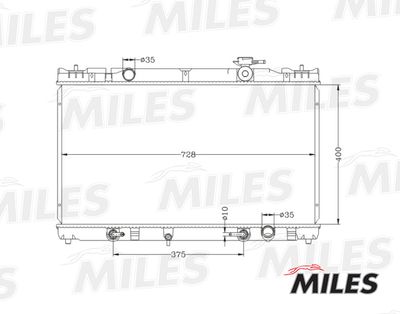 Радиатор Miles ACRB051
