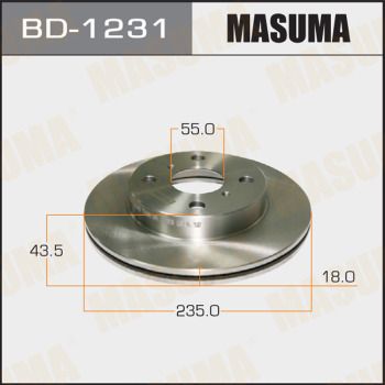 Диск тормозной Masuma BD1231