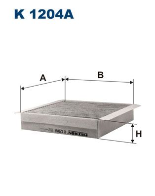Фильтр салона угольный FILTRON K1204A