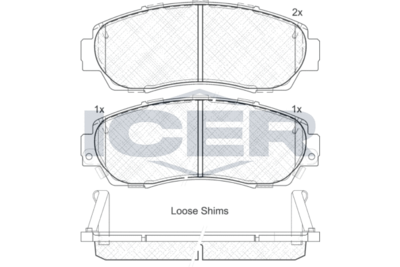 Колодки тормозные дисковые Mando MPO09