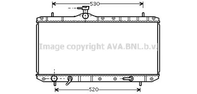 Радиатор системы охлаждения AVA SZ2063