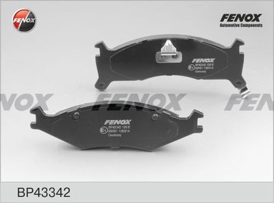 Колодки тормозные дисковые FENOX BP43342
