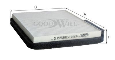 Фильтр салона GOODWILL AG931CF