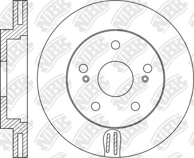 Диск тормозной NIBK RN1305