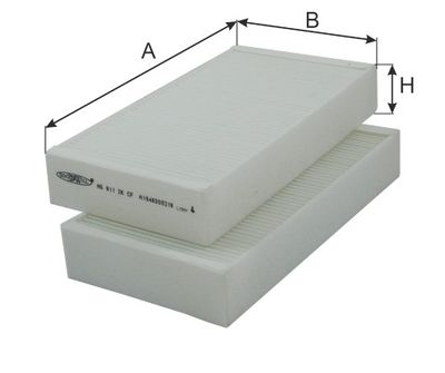 Фильтр салона BIG FILTER GB9990