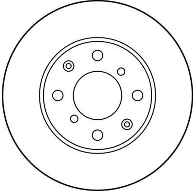 Диск тормозной TRW DF1436