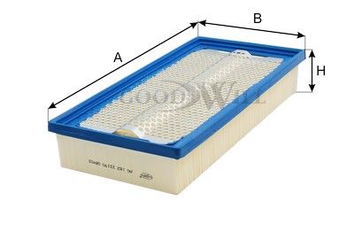 Фильтр воздушный BIG FILTER GB9671