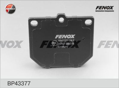 Колодки тормозные передние FENOX BP43377