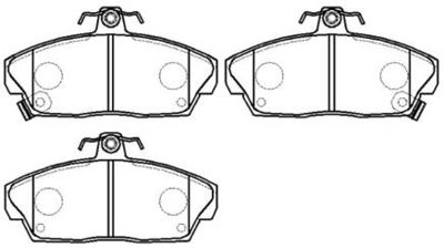 Колодки тормозные дисковые HSB HP9234