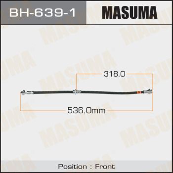 Шланг тормозной Masuma BH6391
