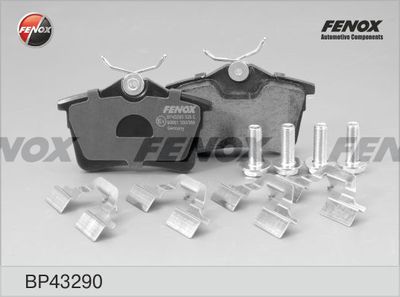 Колодки тормозные задние FENOX BP43290