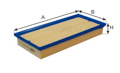 Фильтр воздушный GOODWILL AG706