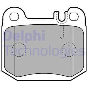 Колодки тормозные дисковые комплект DELPHI LP1705