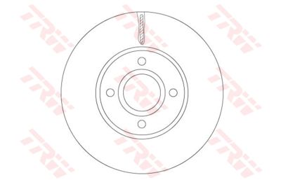 Диск тормозной TRW DF6898