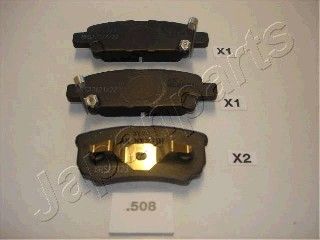Колодки тормозные дисковые задние JAPANPARTS PP508AF
