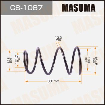 Пружина подвески передняя Masuma CS1087
