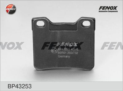 Колодки тормозные дисковые FENOX BP43253