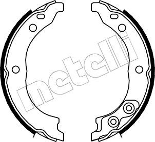 Колодки тормозные барабанные METELLI 530089