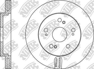 Диск тормозной передний NIBK RN1177