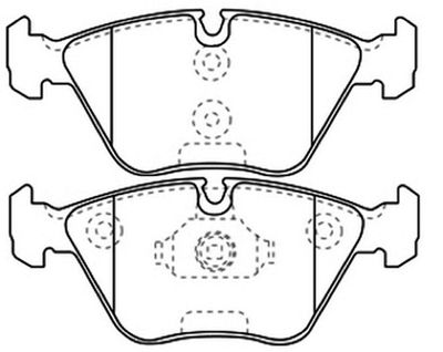 Колодки тормозные дисковые передние AKYOTO AKD1230