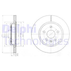 Диск тормозной DELPHI BG4190