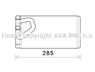 Радиатор отопителя AVA DN6373