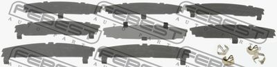 Комплект монтажный тормозных колодок FEBEST 0103ACA30F