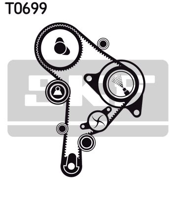 Комплект ремня ГРМ SKF VKMA01251