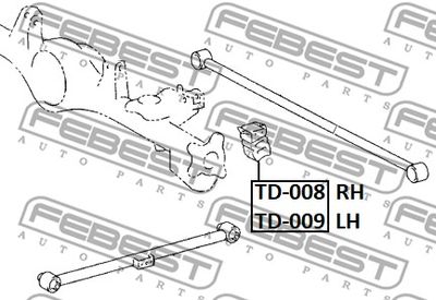 Отбойник амортизатора TOYOTA 4830660201