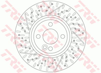 Диск тормозной TRW DF6422