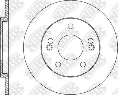 Диск тормозной NIBK RN1556