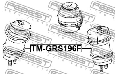 Опора двигателя гидравлическая FEBEST TMGRS196F